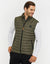 Khaki Green Padded Double Layer Gilet