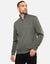 Khaki Green Quarter Zip Sweatshirt