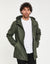 Khaki Green Hooded Showerproof Mac