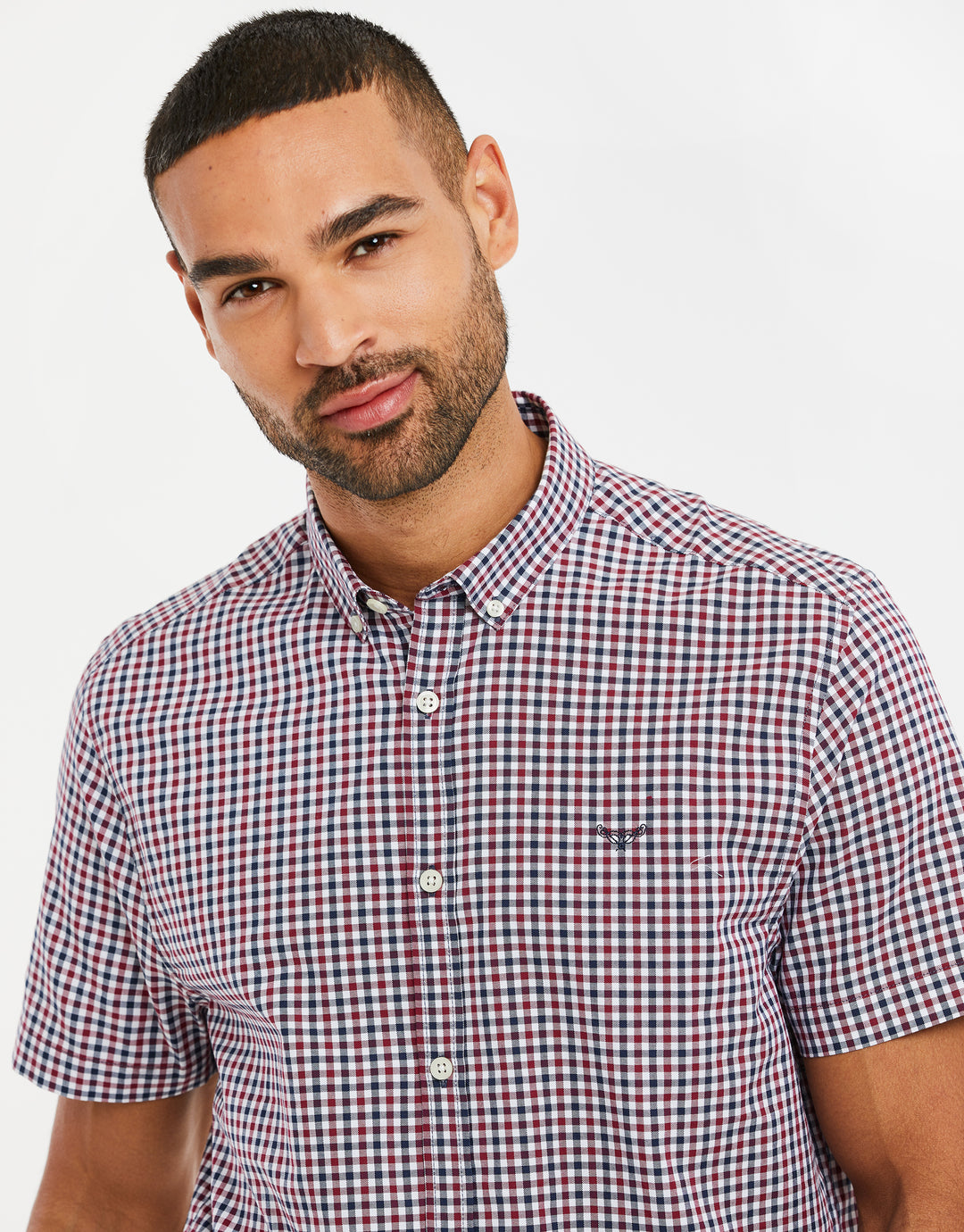 Red Check Short Sleeve Shirt