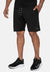 Black Elasticated Gym Shorts