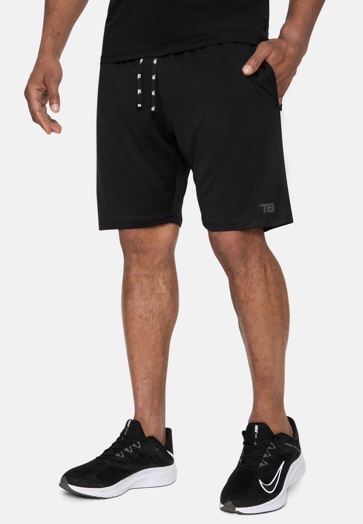 Lewis Black Plain Fitness Gym Shorts