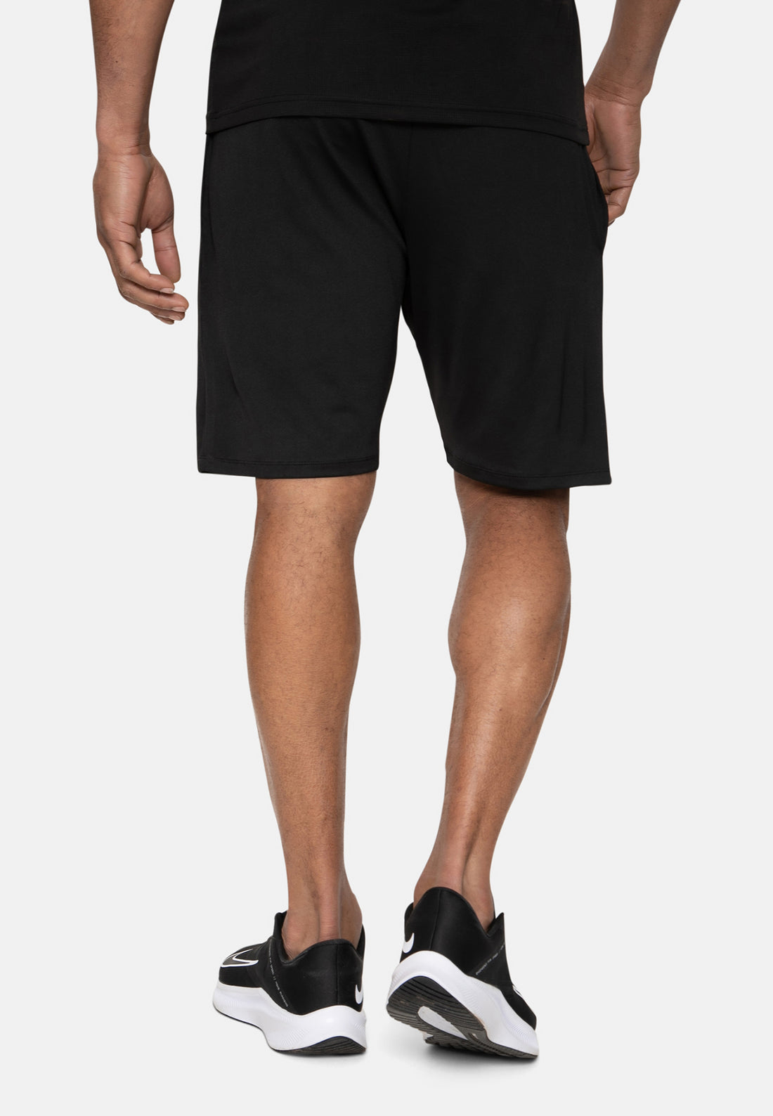 Men's Black Elasticated Gym Shorts – Threadbare