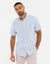 Light Blue Linen Short Sleeve Shirt