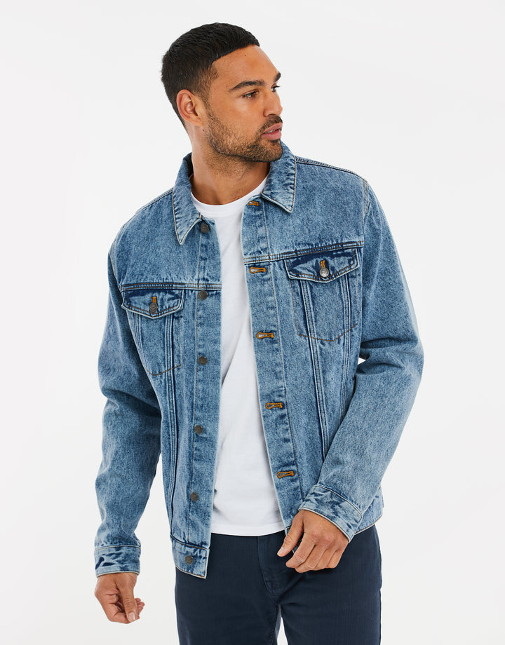 Light Wash Blue Denim Jacket