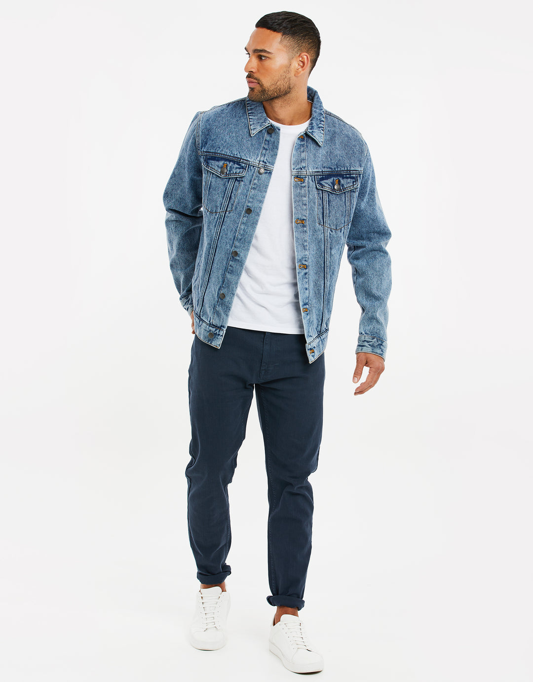 Light Wash Blue Denim Jacket