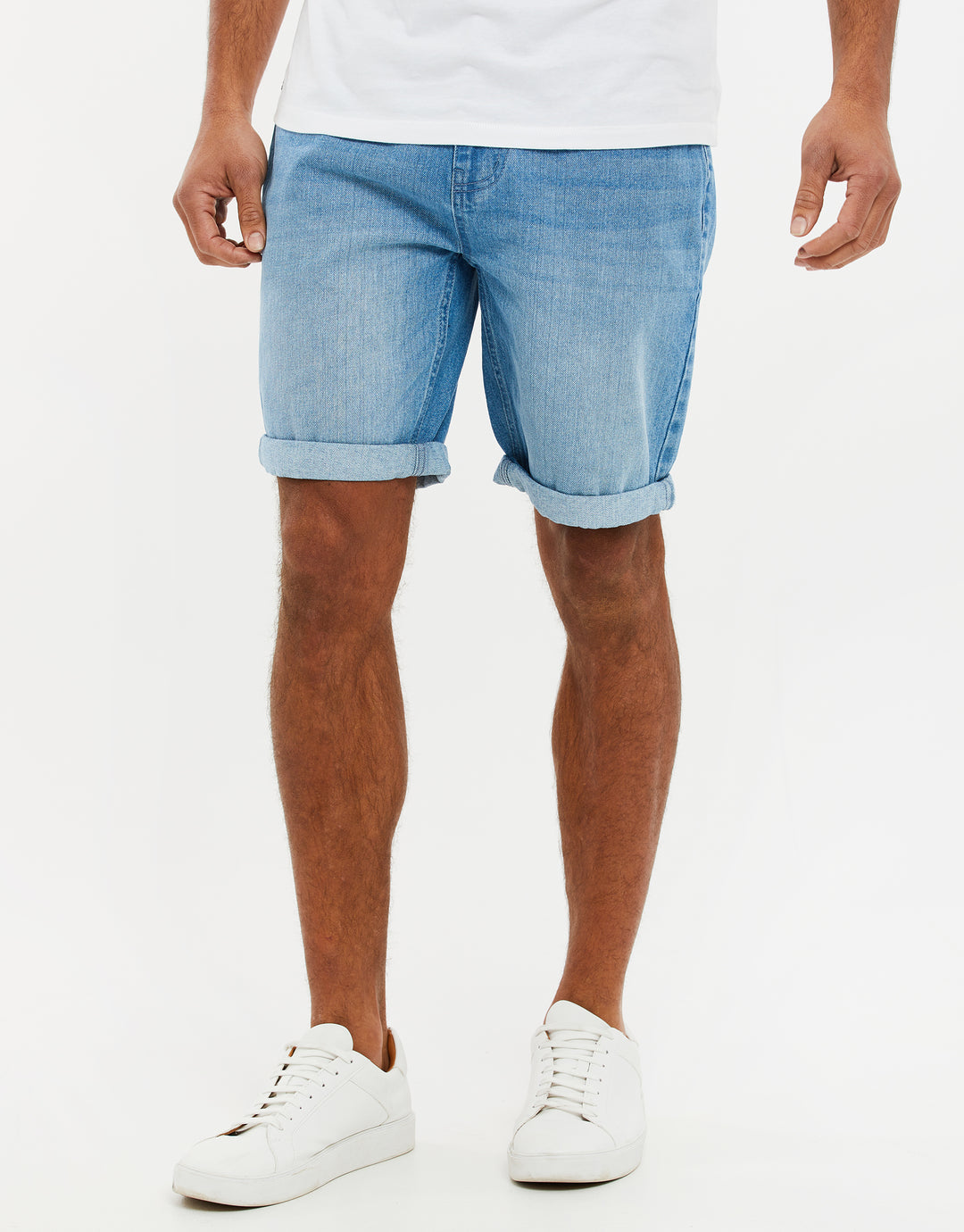 Light Wash Denim Shorts