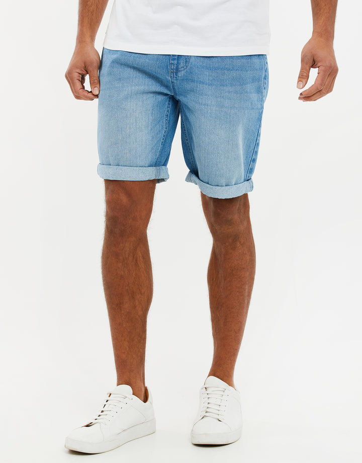 Light Wash Denim Shorts