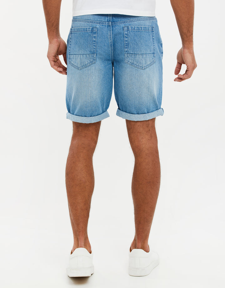 Light Wash Denim Shorts