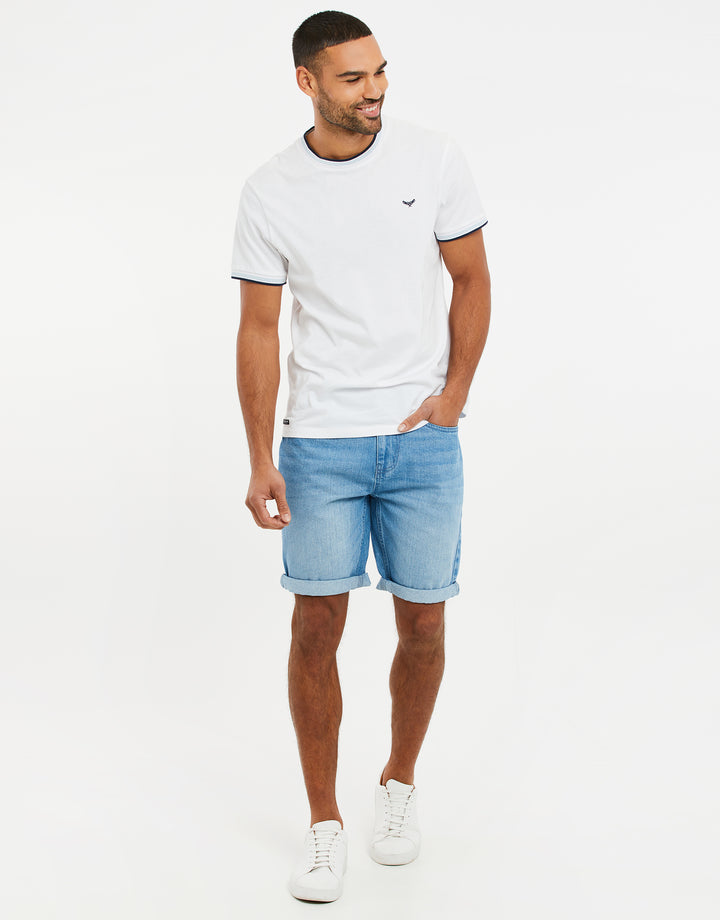 Light Wash Denim Shorts