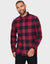 Merlot Red Check Long Sleeve Shirt