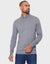 Mid Grey Marl Mock Shirt Collar Jumper