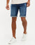 Mid Wash Blue Denim Shorts