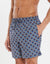 Midnight Blue Geometric Print Swim Shorts