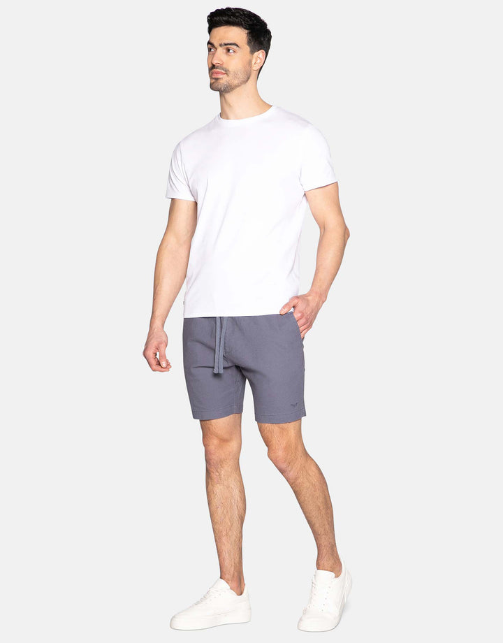 Misty Blue Jogger Style Chino Shorts