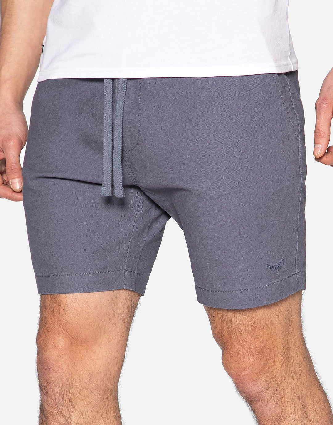 Misty Blue Jogger Style Chino Shorts