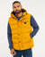 Mustard Yellow Hooded Padded Gilet