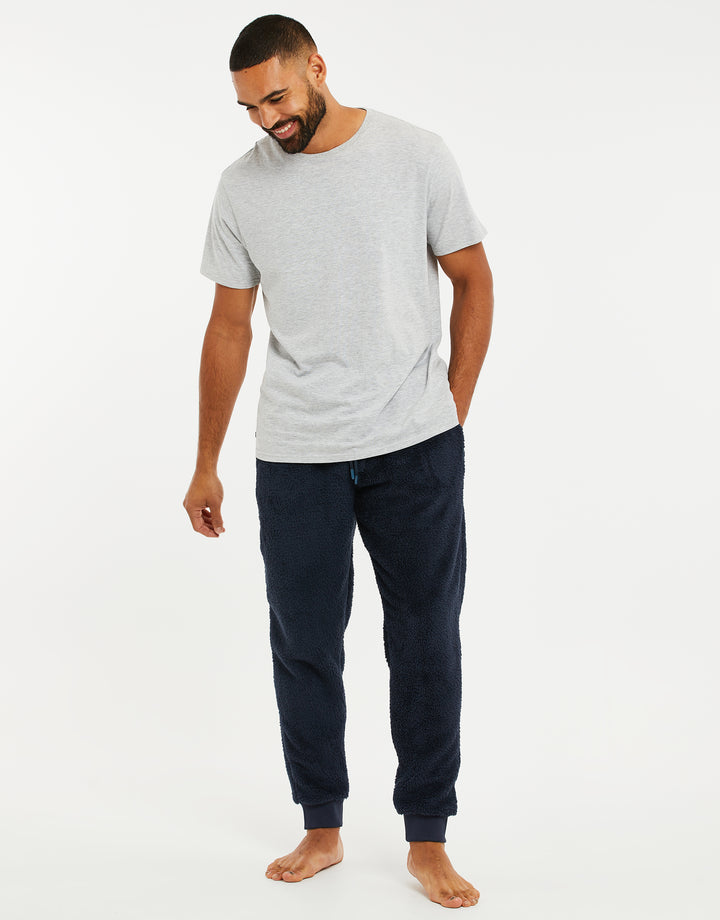 Navy Borg Lounge Pants