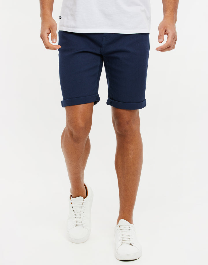 Navy Chino Shorts