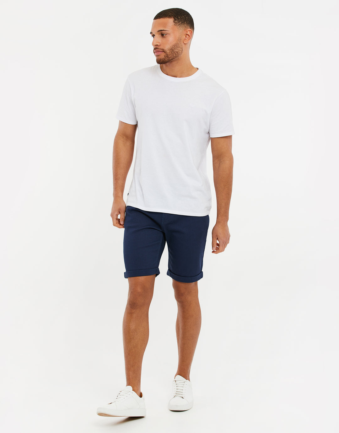 Navy Chino Shorts