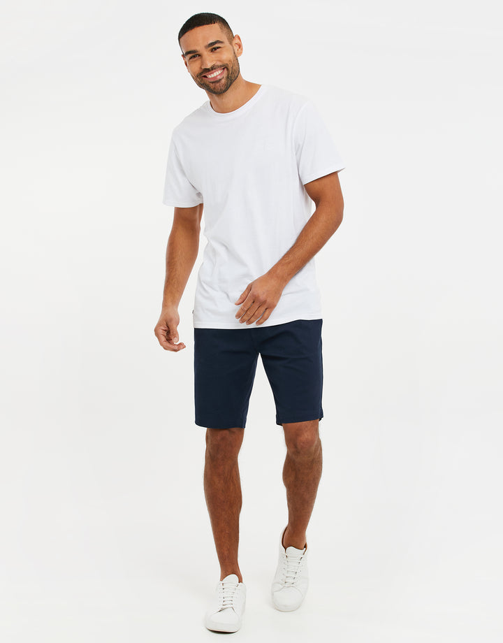 Navy Slim Fit Chino Shorts