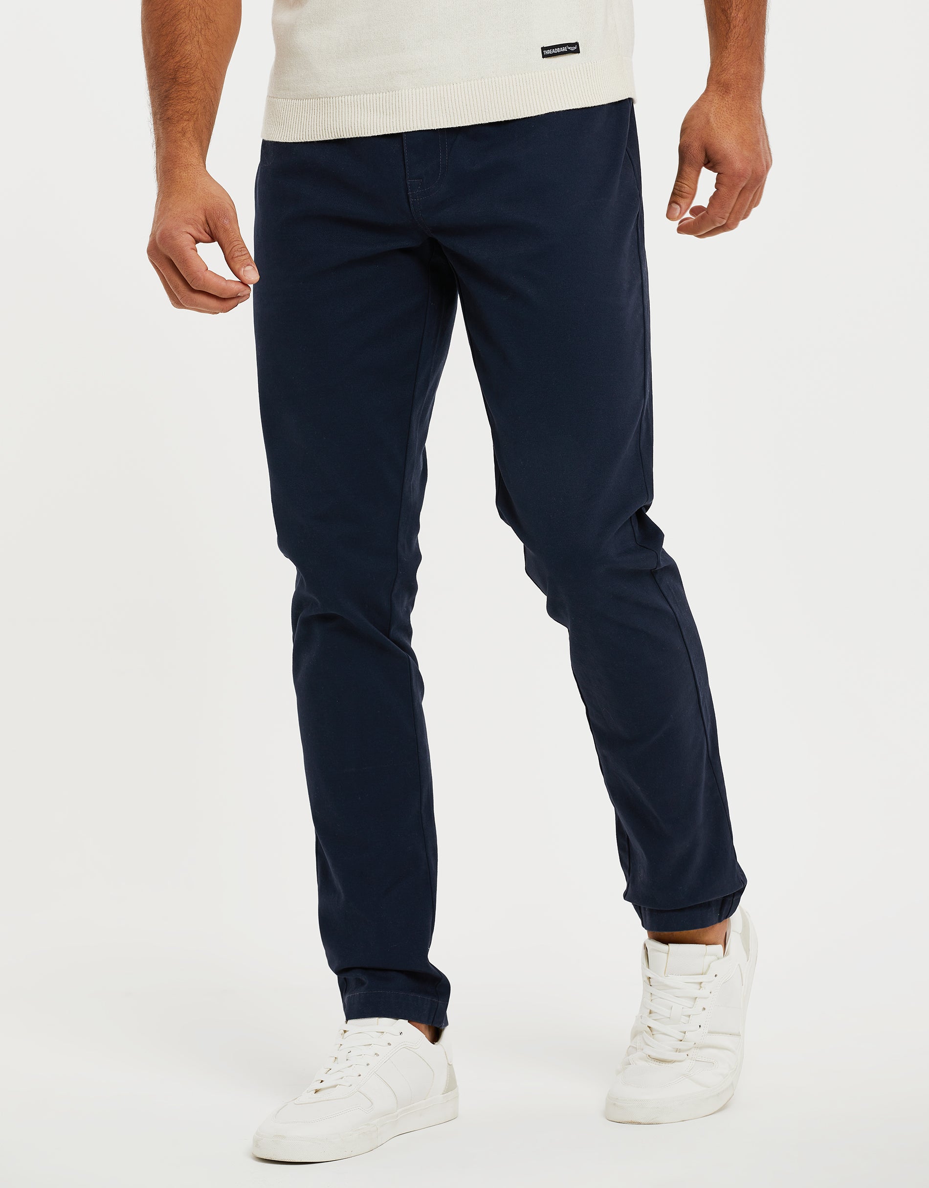 Mens cuffed hot sale chino pants