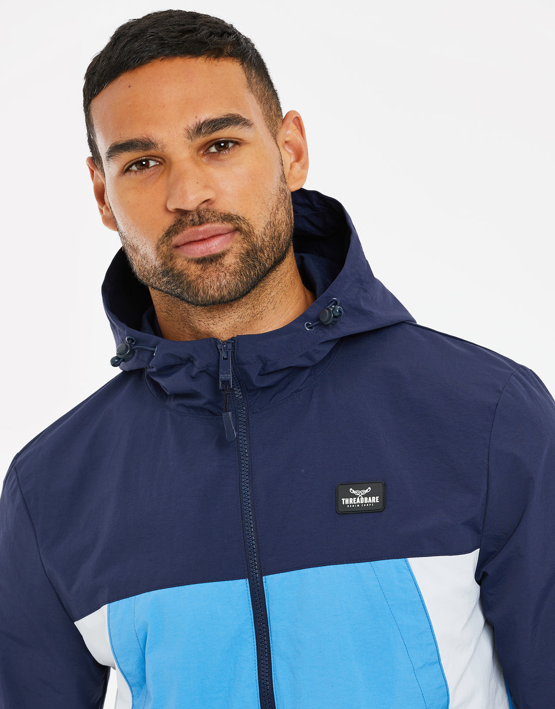 Navy Colourblock Jacket