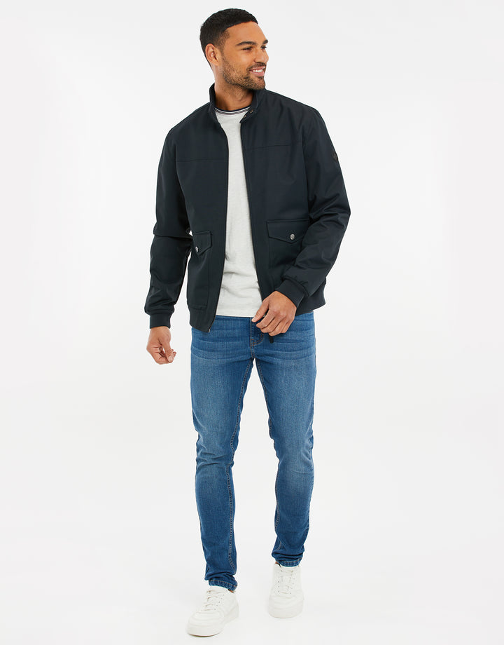 Navy Harrington Jacket