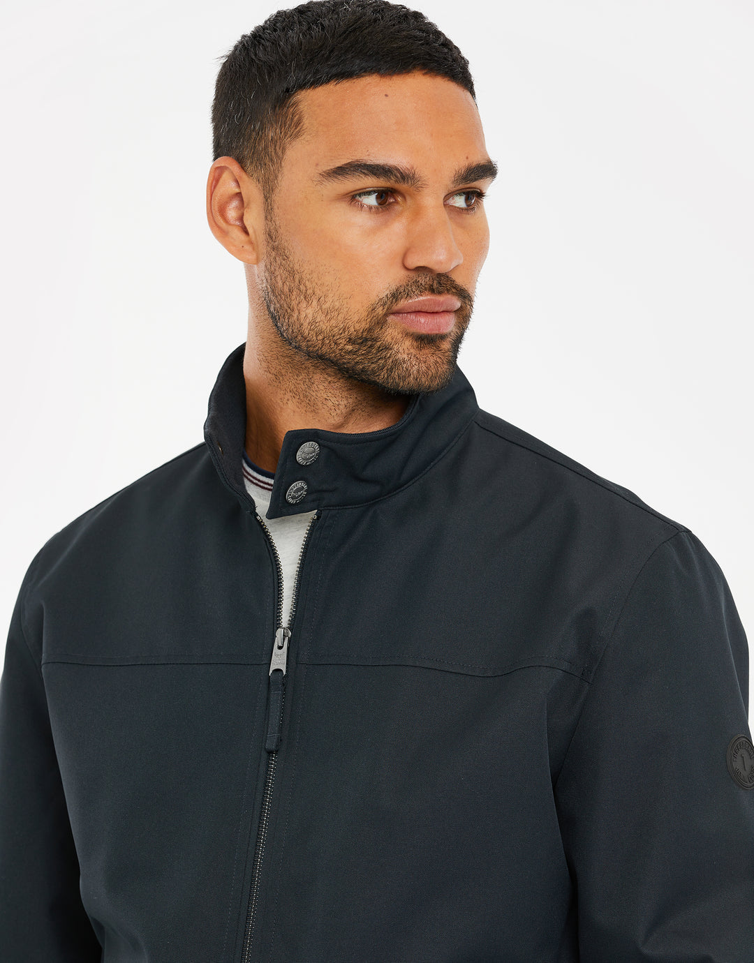 Navy Harrington Jacket