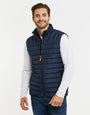 Navy Padded Double Layer Gilet