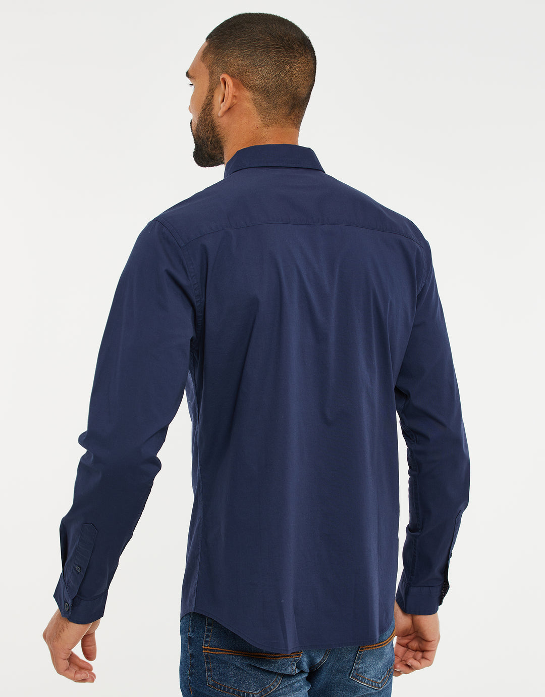 Navy Long Sleeve Shirt