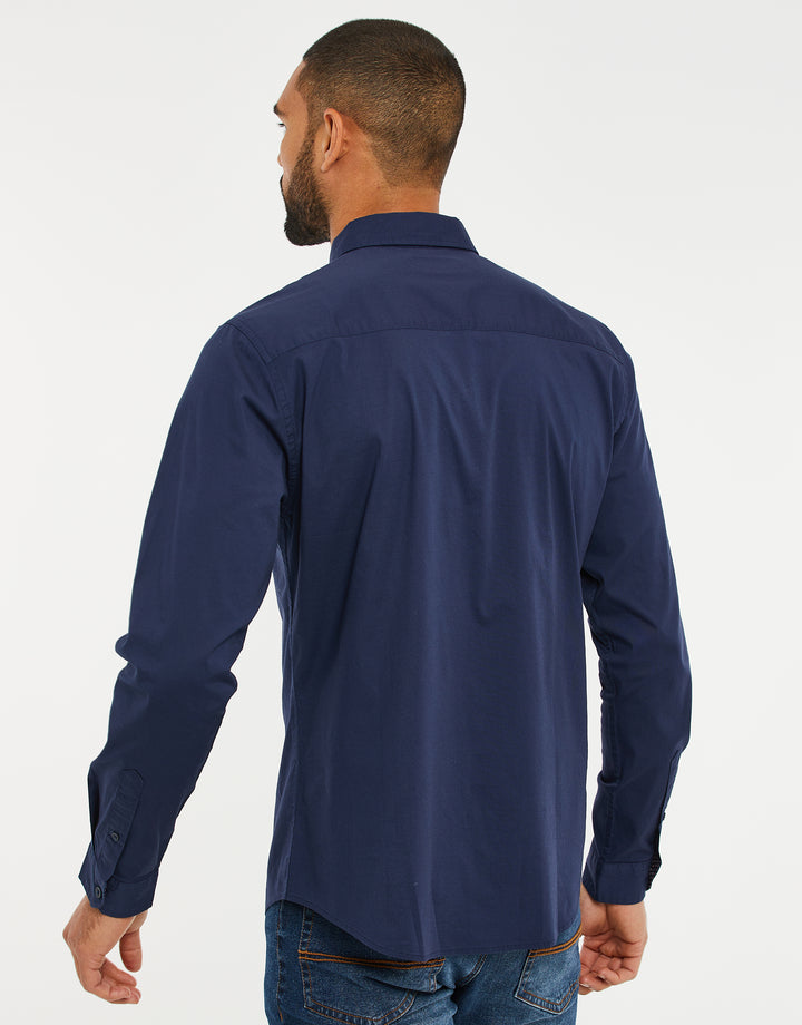 Navy Long Sleeve Shirt