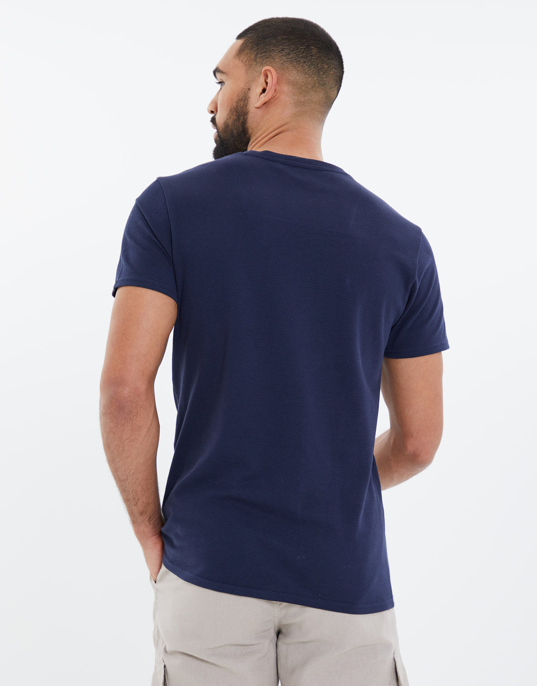 Navy Popcorn Jersey T-Shirt