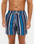 Navy Striped Swim Shorts