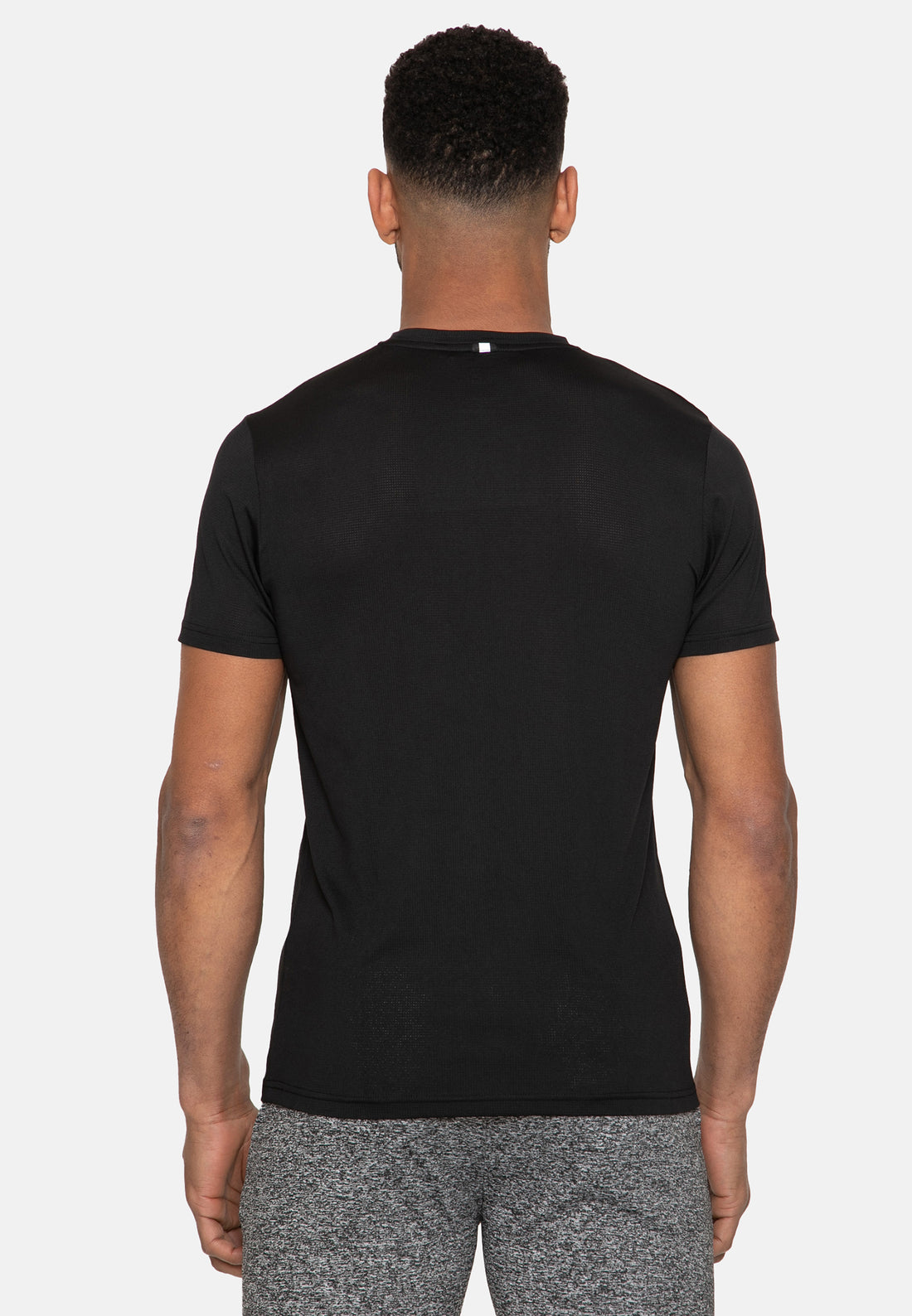 Mens Owens Black Plain Fitness Gym T-Shirts (2 Pack) – Threadbare