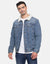 Blue Rinse Borg Lined Corduroy Jacket