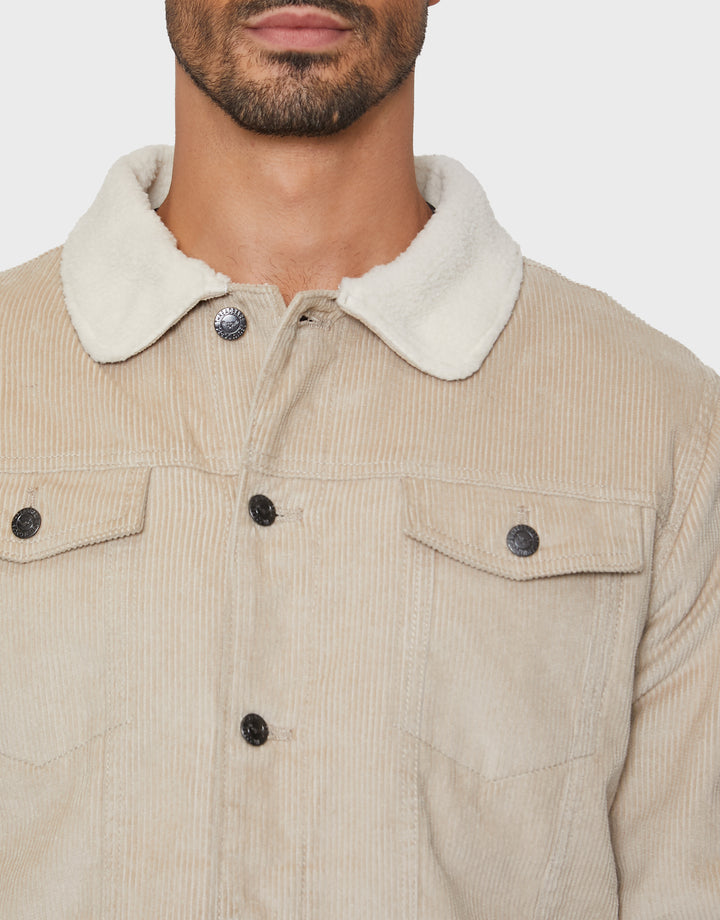 Philip Stone Plain Cord Lightweight Jacket