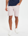 Pink Stretch Cotton Twill Chino Shorts