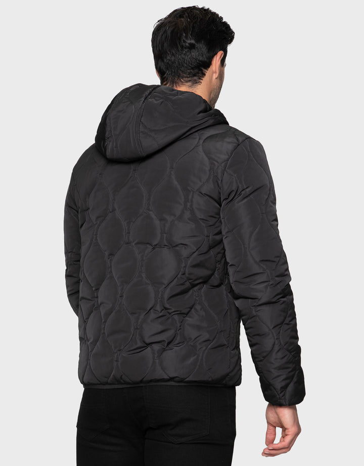 Plough Black Onion Quilted Jacket