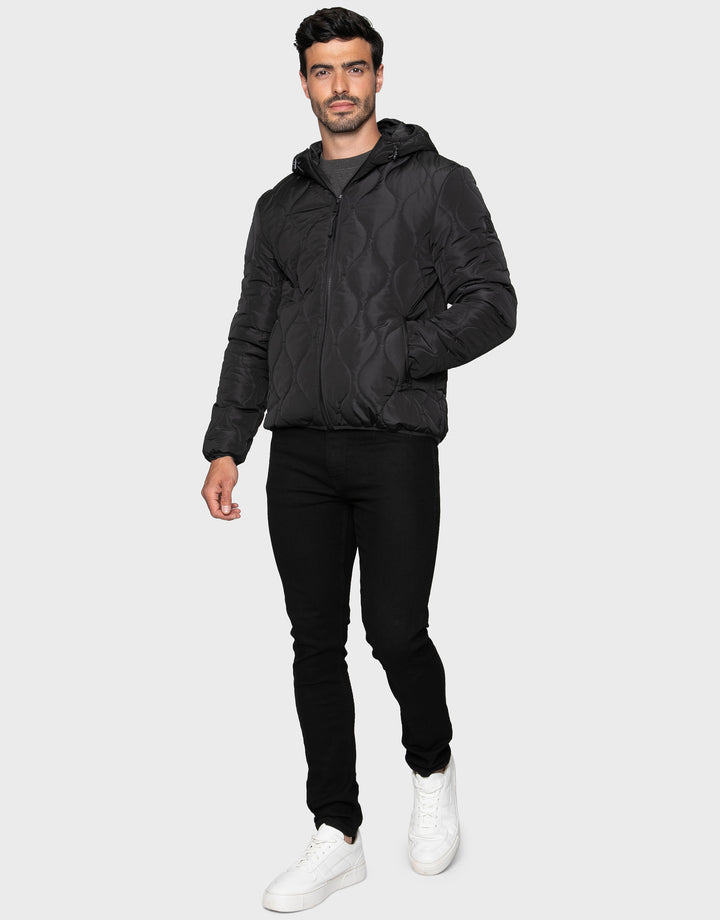 Plough Black Onion Quilted Jacket