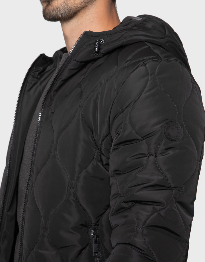 Plough Black Onion Quilted Jacket