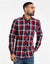 Red Florence Check Long Sleeve Shirt