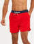 Red Contrast Swim Shorts