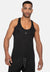 Black & Grey Mix Gym Vests (2 Pack)