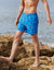 Royal Blue Hummingbird Print Swim Shorts
