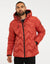 Rust Orange Zig Zag Quilted Jacket