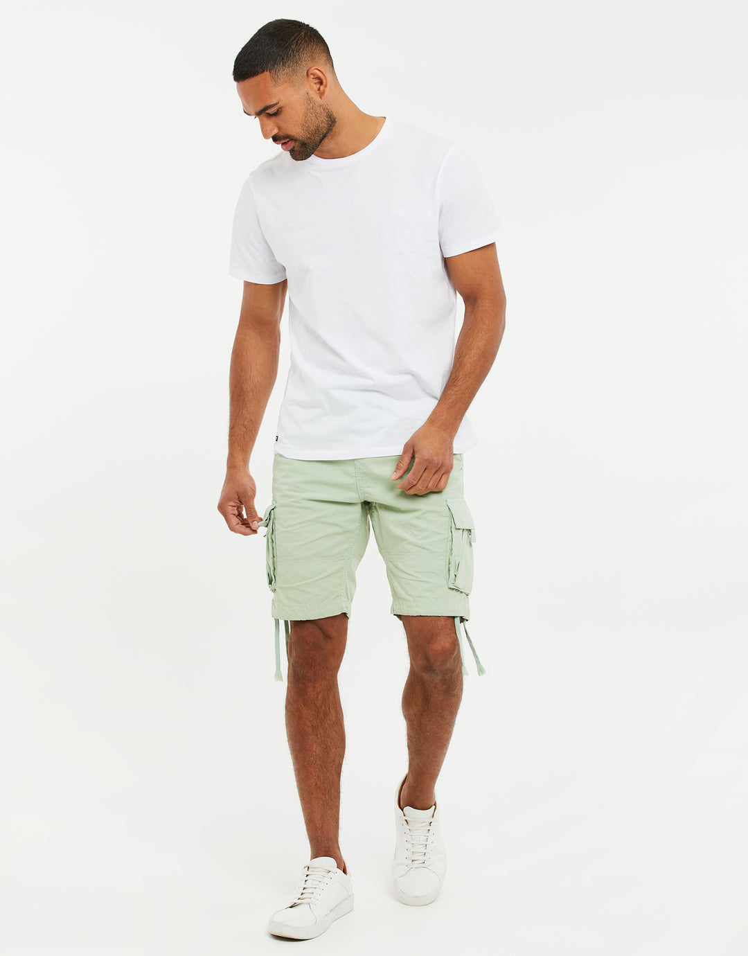 Sage Green Cargo Shorts
