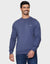 Denim Marl Blue Crew Neck Sweatshirt