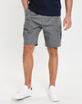 Slate Grey Stretch Cargo Shorts