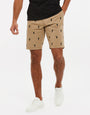 Stone Toucan Print Chino Shorts